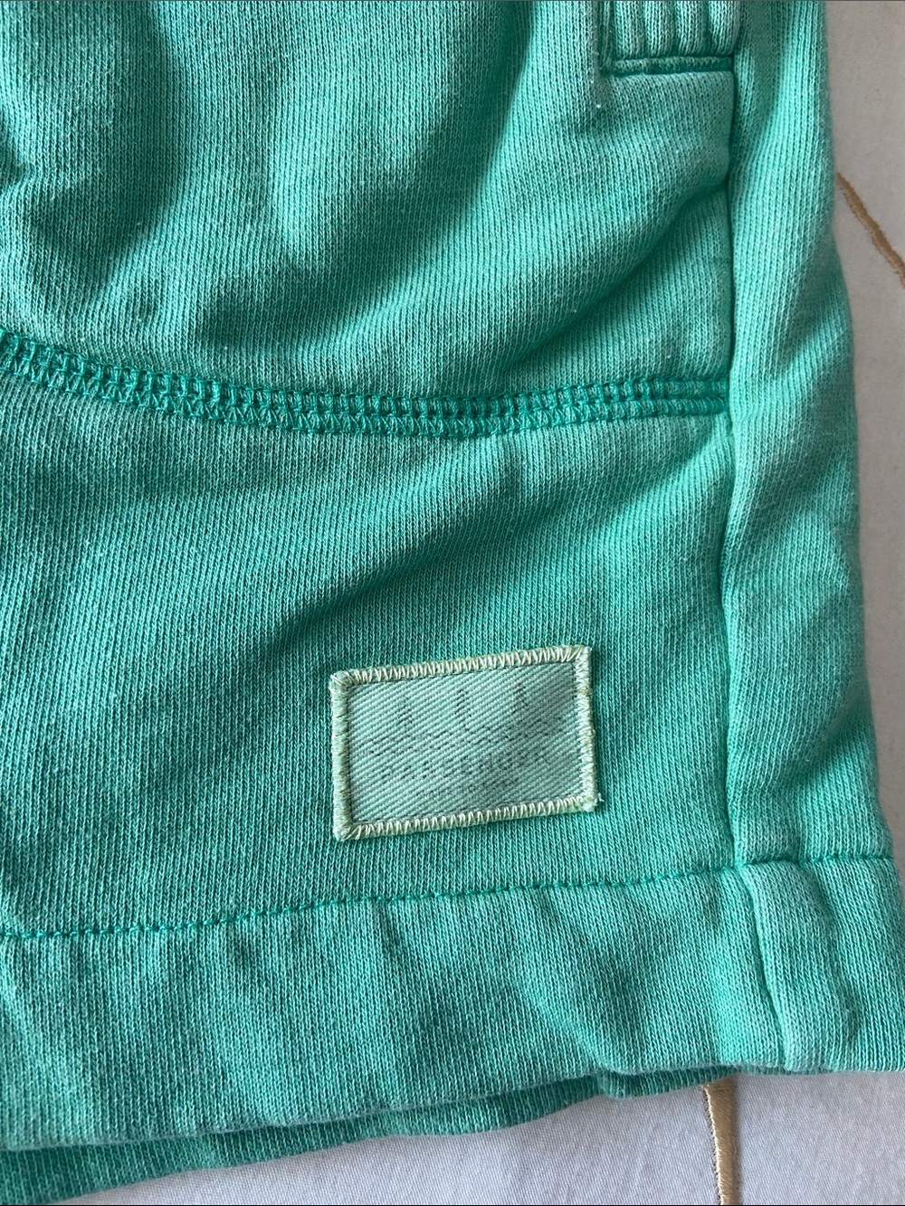 Mint Green Passenger Drawstring Shorts Pockets L
